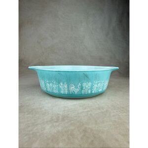 Vintage PYREX Amish Butterprint 471 1Pt Casserole Dish READ DWD